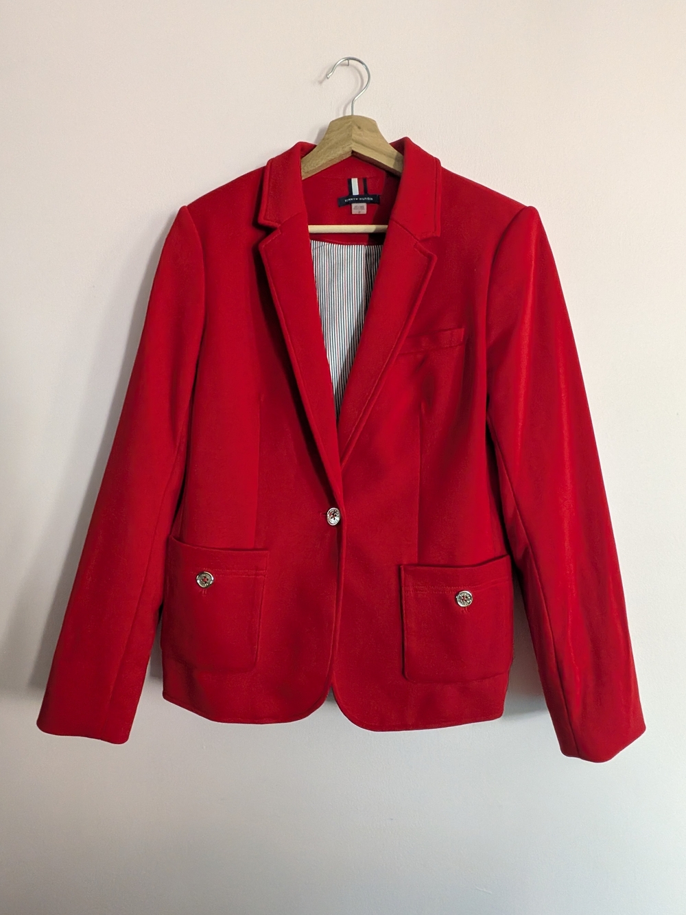 Tommy Hilfiger Red Blazer - In Excellent Used Condition, Size 12 #july4th #prep